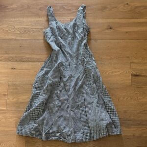 A New Day Gingham Classic Black and White Checkered Dress